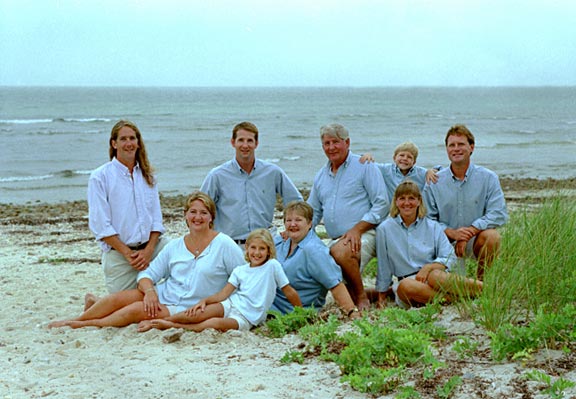 Cape Cod outdoor seaside family portrait photographer